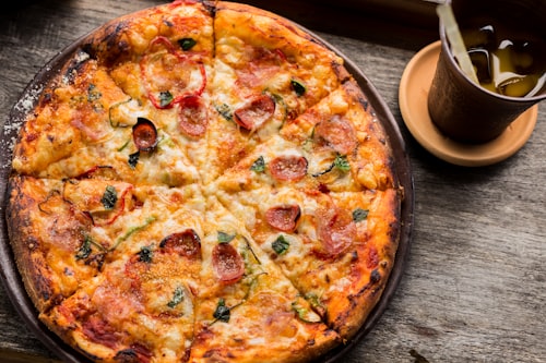 Tarte flambée forestière